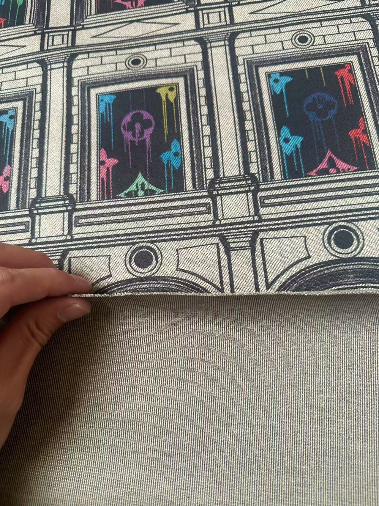 Craft LV Window Knitted TR Material Fabric For Handmade Handicraft Clothing By Yard