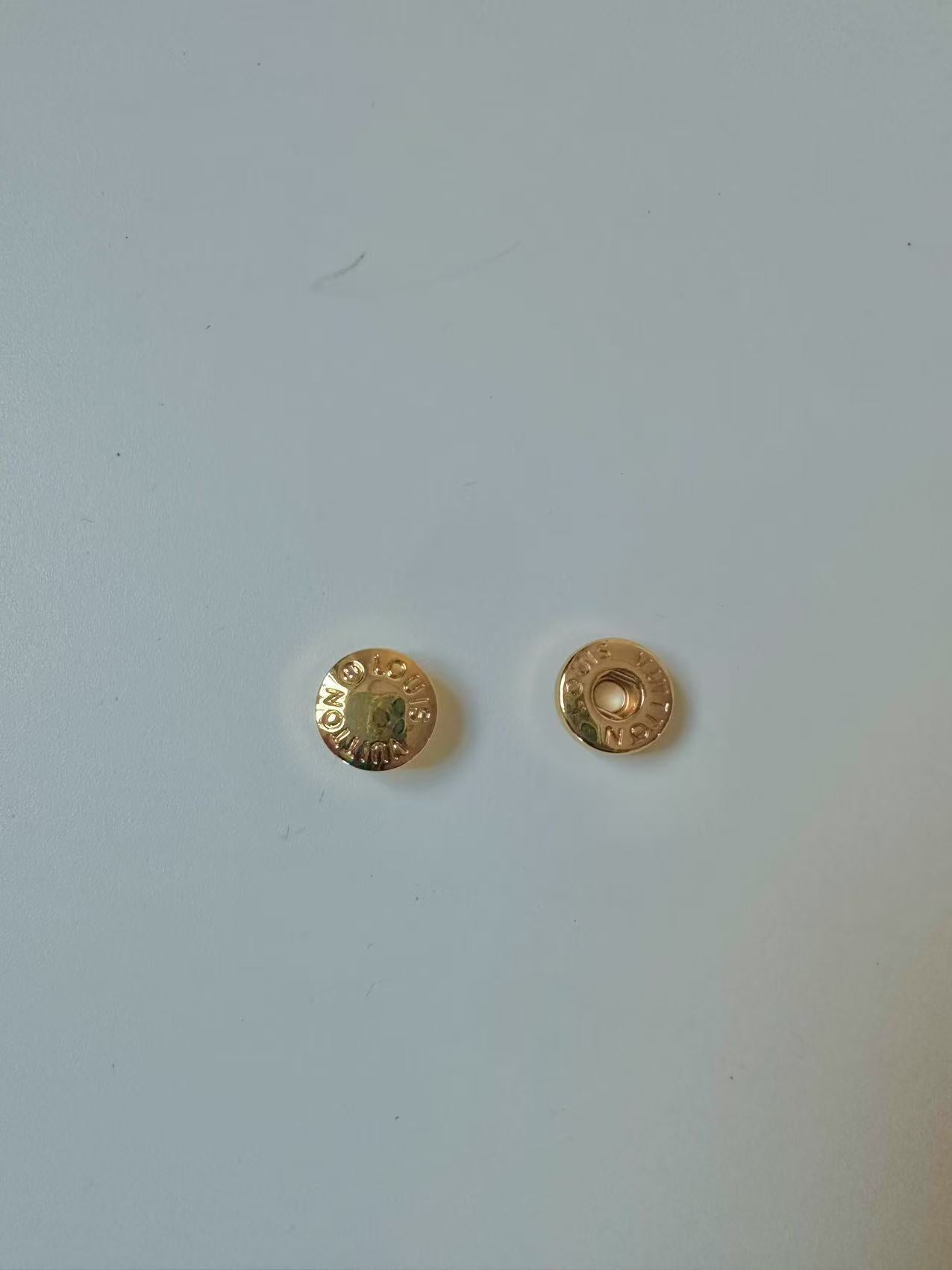 Craft Gold 10MM Louis Vuitton Metal Snap Button For Handmade Handicraft Goods