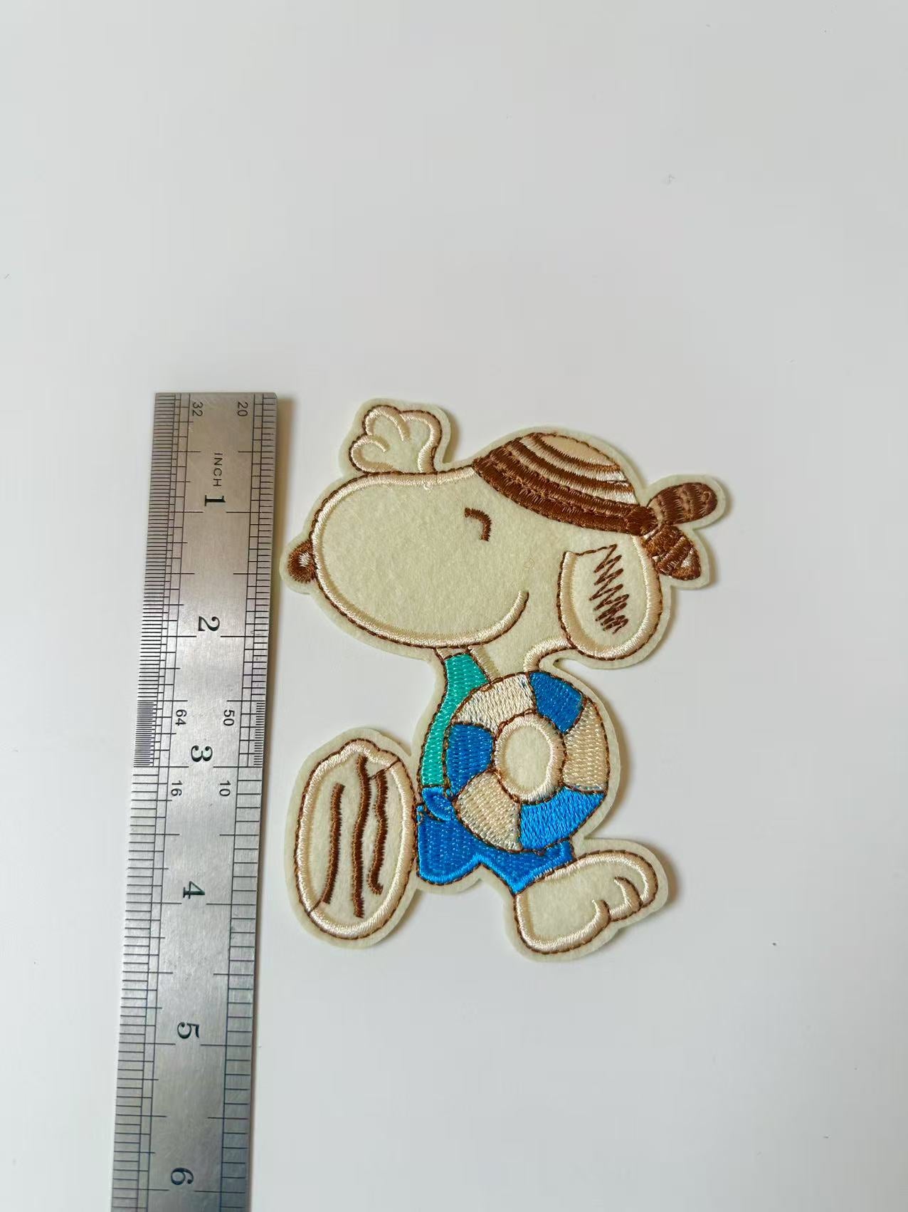 Craft 3"x4.3 " Snoopy Hello Embroidery Patches For Handmade Handicraft
