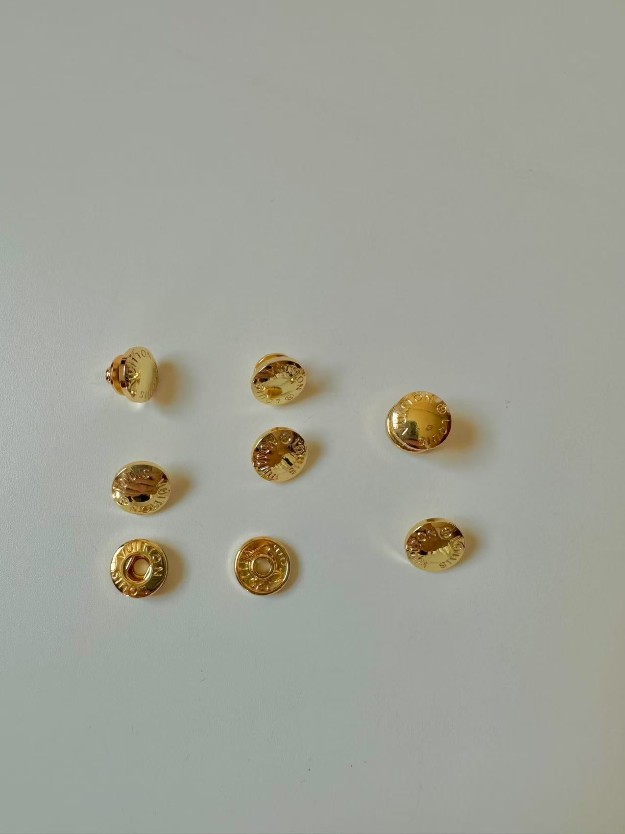 Craft Gold 10MM Louis Vuitton Metal Snap Button For Handmade Handicraft Goods