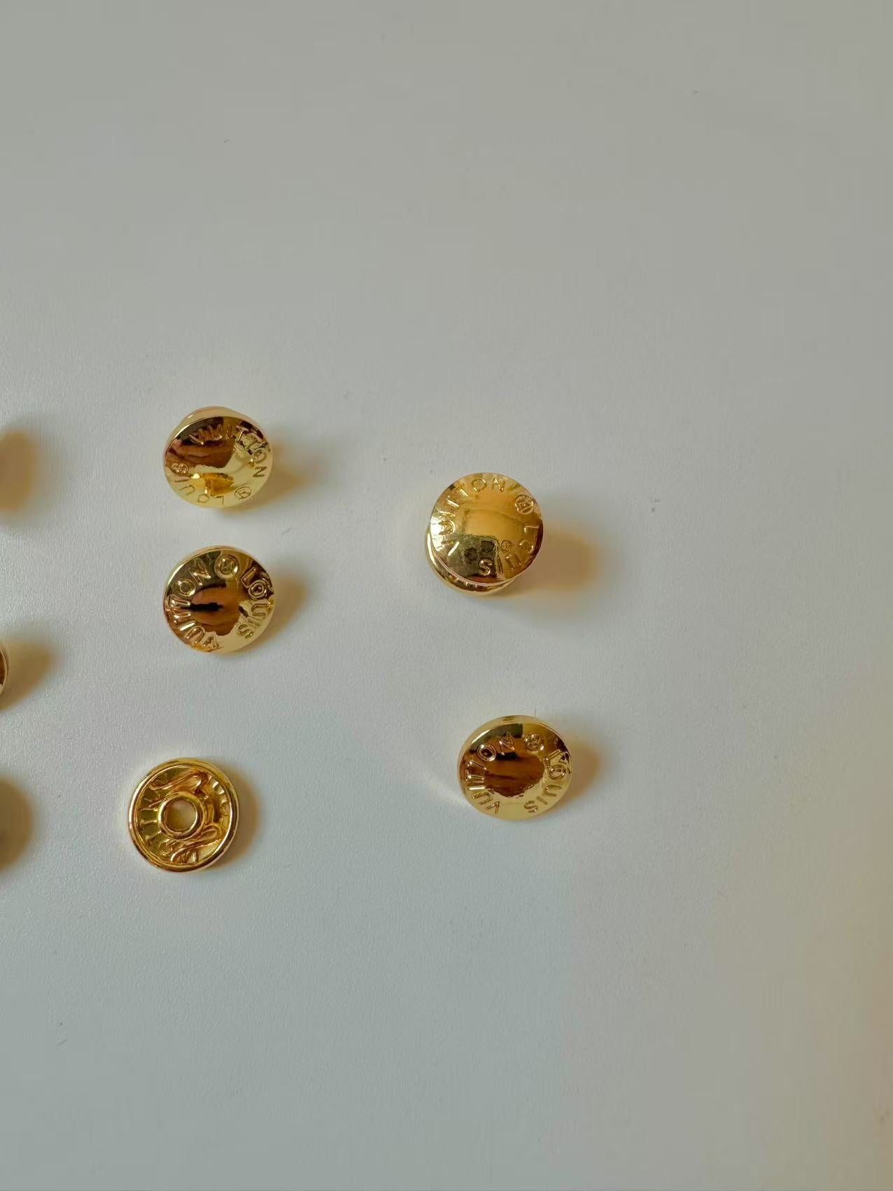 Craft Gold 10MM Louis Vuitton Metal Snap Button For Handmade Handicraft Goods