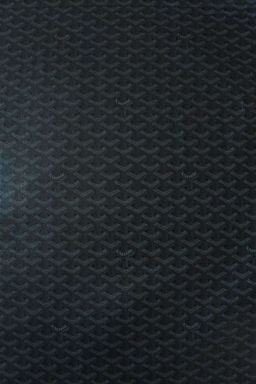 Original Goyard Best Quality Leather For Handmade Bag ,Furniture Handicraft By Yard(Black)