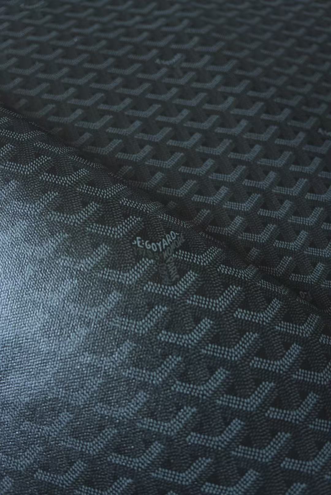 Original Goyard Best Quality Leather For Handmade Bag ,Furniture Handicraft By Yard(Black)
