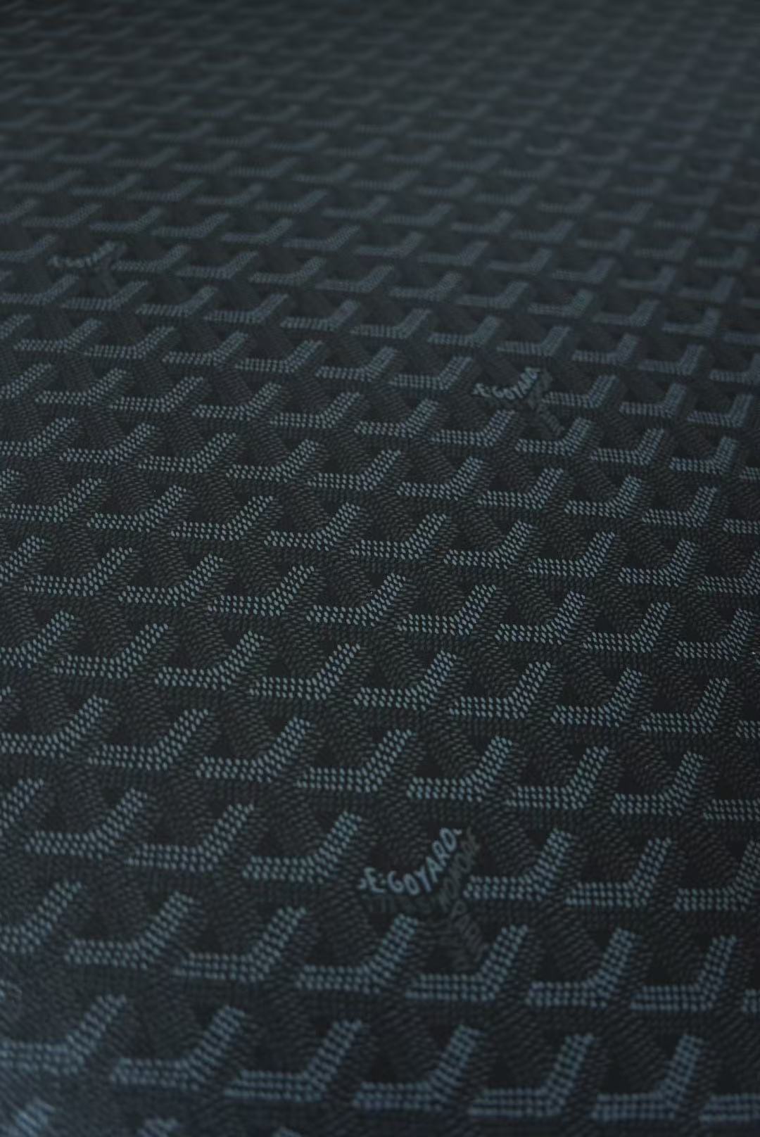 Original Goyard Best Quality Leather For Handmade Bag ,Furniture Handicraft By Yard(Black)