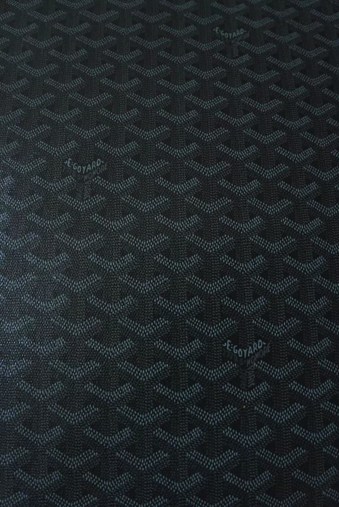 Original Goyard Best Quality Leather For Handmade Bag ,Furniture Handicraft By Yard(Black)