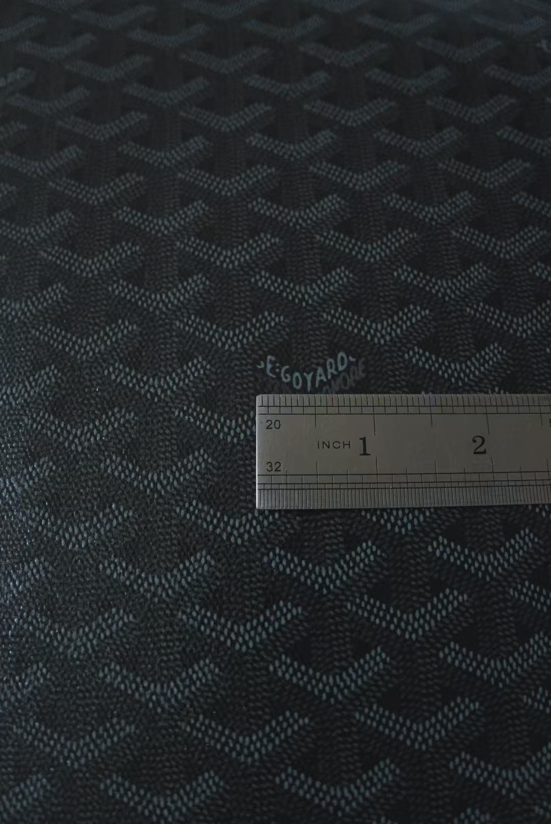 Original Goyard Best Quality Leather For Handmade Bag ,Furniture Handicraft By Yard(Black)