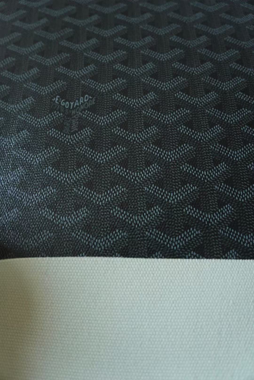 Original Goyard Best Quality Leather For Handmade Bag ,Furniture Handicraft By Yard(Black)
