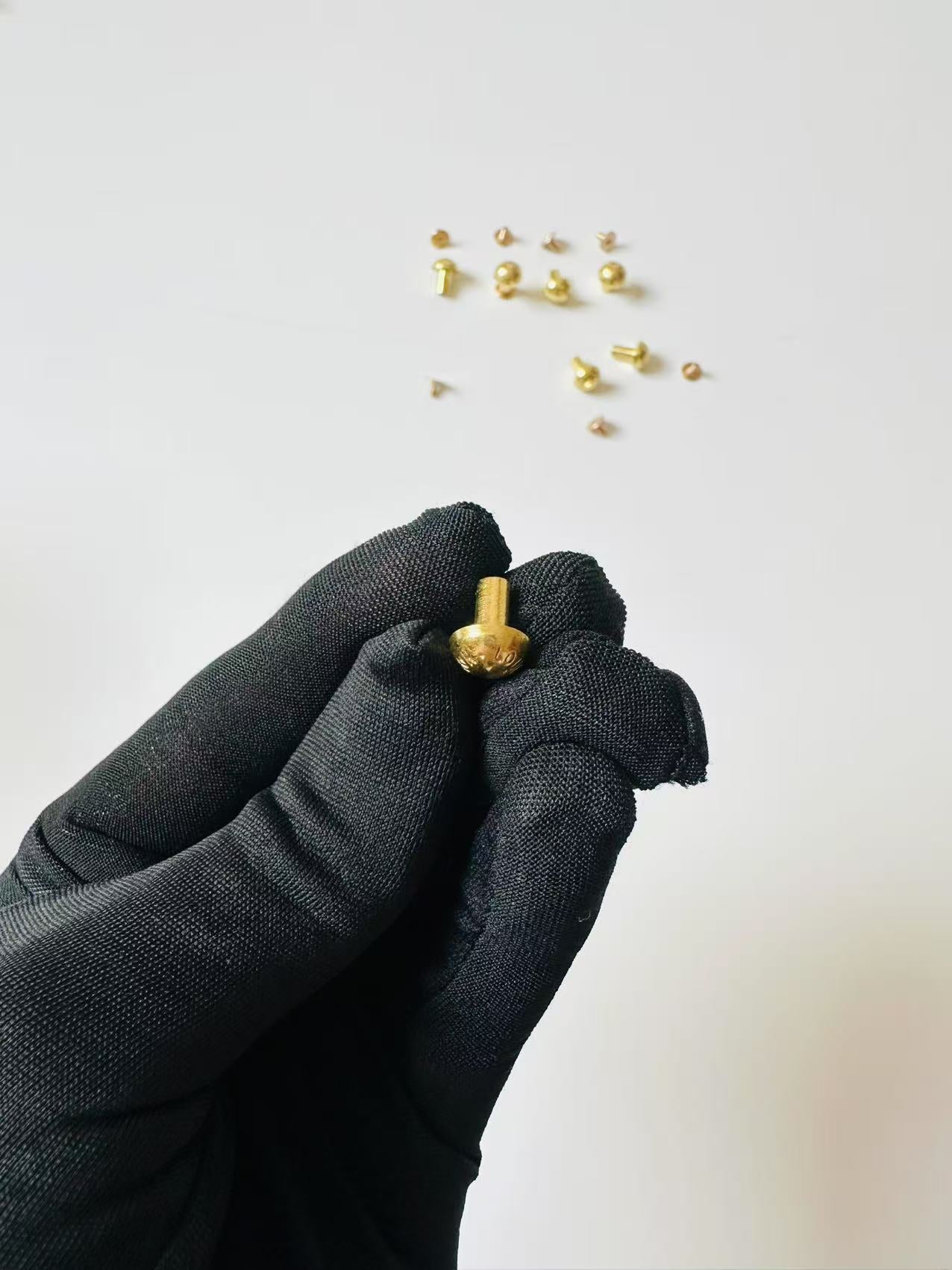 Craft 8.8MMx11.4MM Gold Louis Vuitton Metal Snap Button,Rivet,Nail For Handmade Handicraft Goods