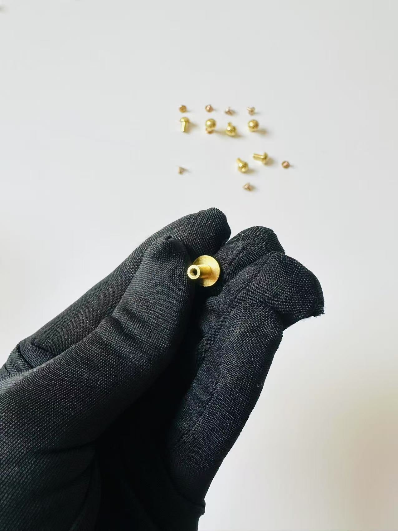 Craft 8.8MMx11.4MM Gold Louis Vuitton Metal Snap Button,Rivet,Nail For Handmade Handicraft Goods