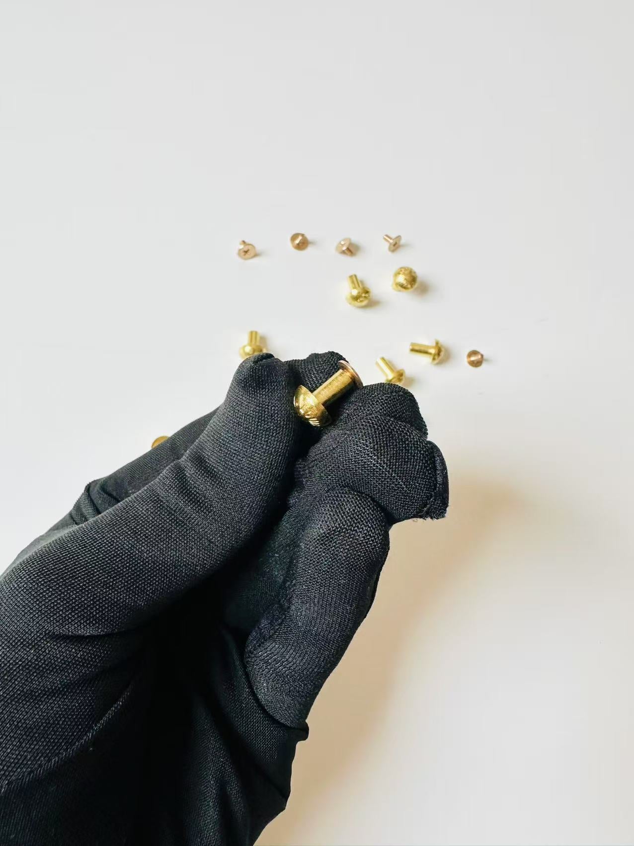 Craft 8.8MMx11.4MM Gold Louis Vuitton Metal Snap Button,Rivet,Nail For Handmade Handicraft Goods