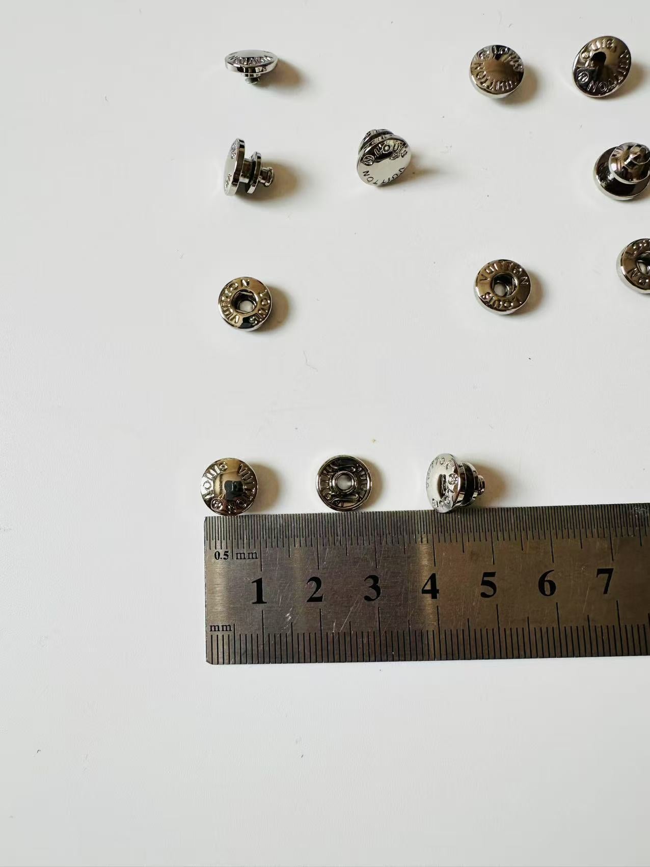 Craft Sliver 10MM Louis Vuitton Metal Snap Button For Handmade Handicraft Goods