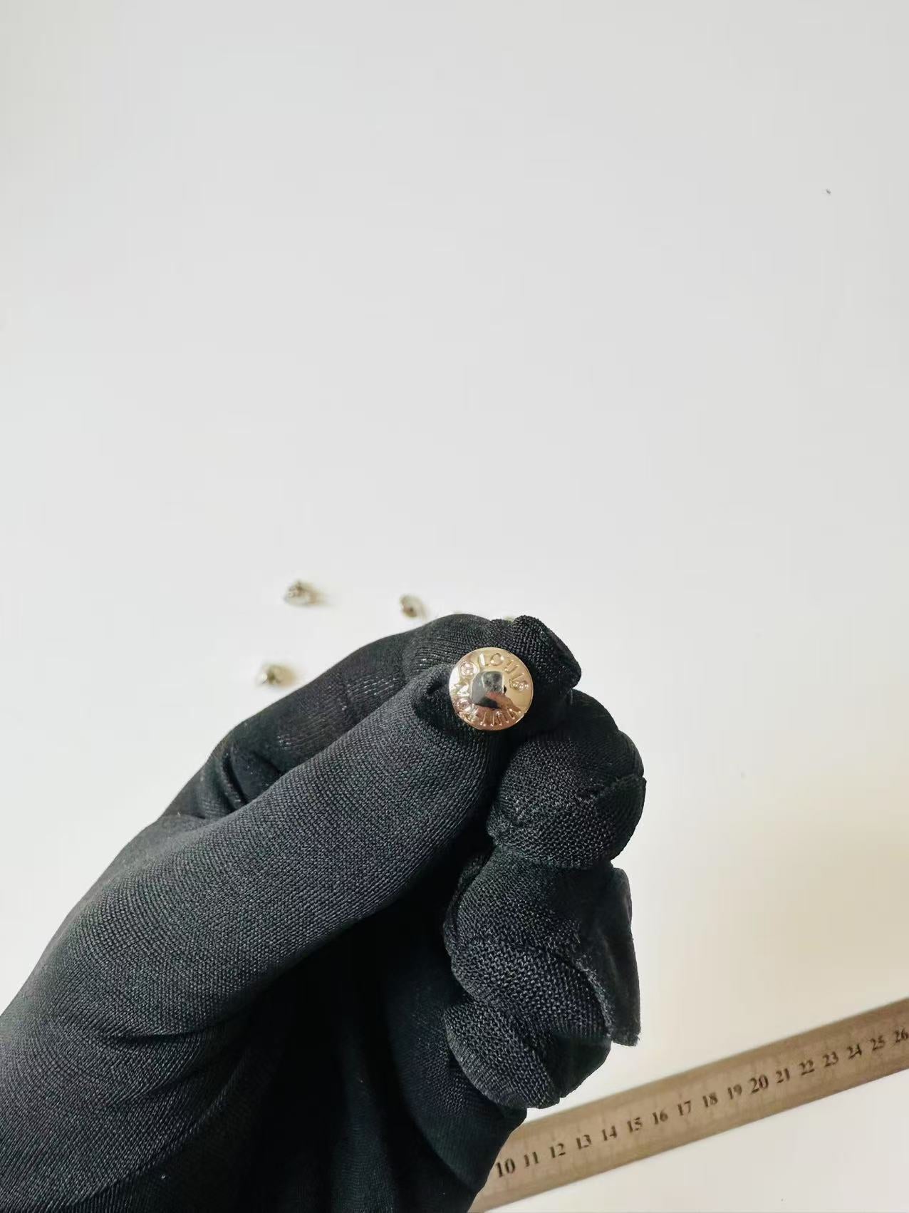 Craft Sliver 10MM Louis Vuitton Metal Snap Button For Handmade Handicraft Goods