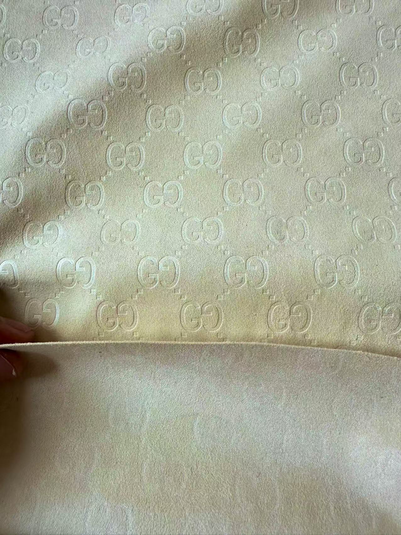 Craft Gucci Suede Fabric For Handmade Sneaker,Car Upholstery and Apparel By Yard(Beige)