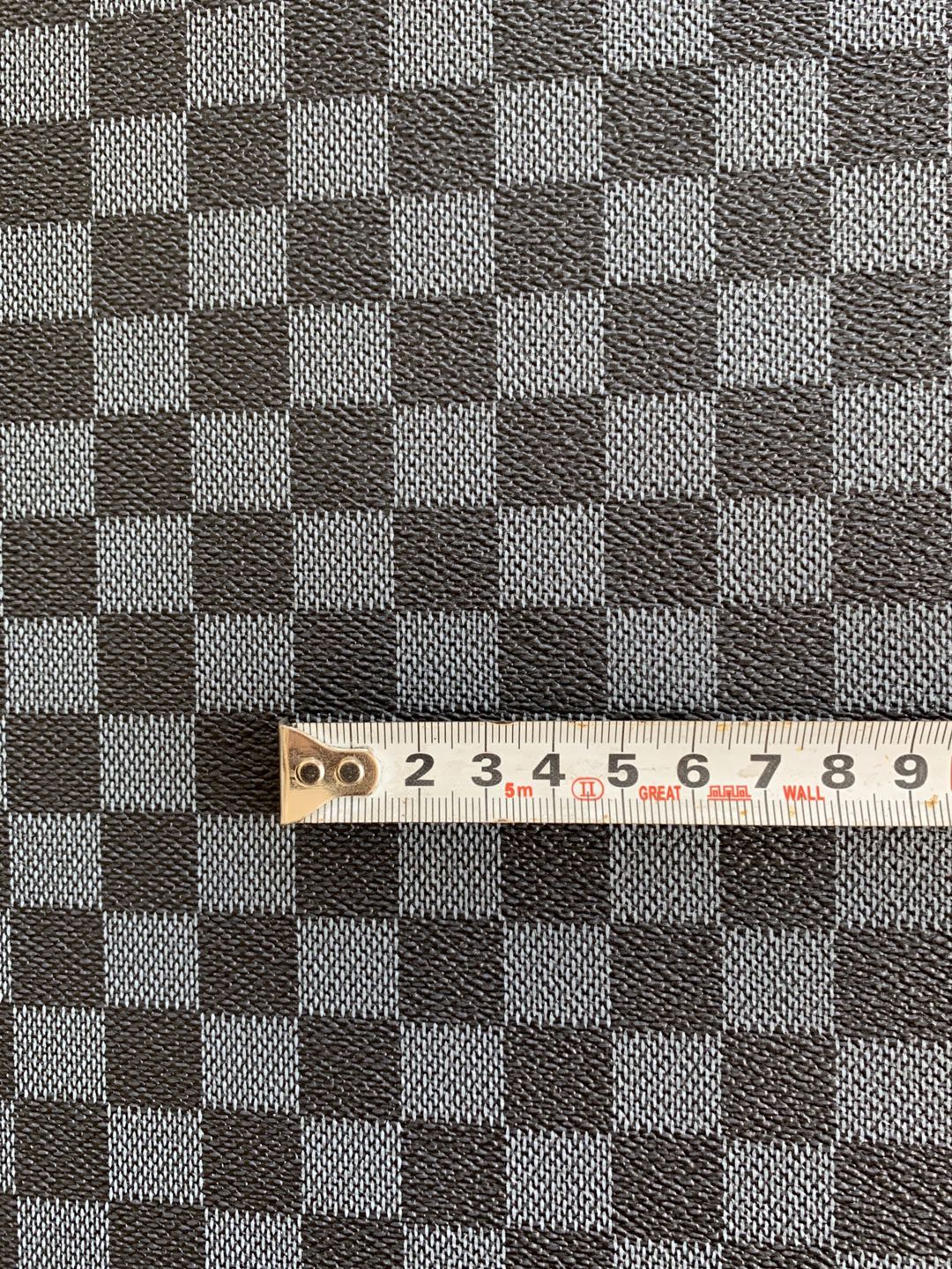 Classic Plaid Leather Fabric Handmade Shoes Fabric,The Purse Fabric Bags fabric