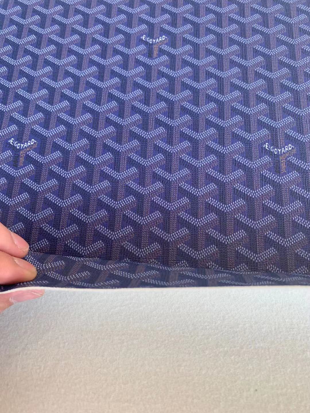 Classic Leather Fabric , Handmade Shoes Leather, Hand-made Bags Fabric,Handicraft Leather Fabric By Yard (Blue)