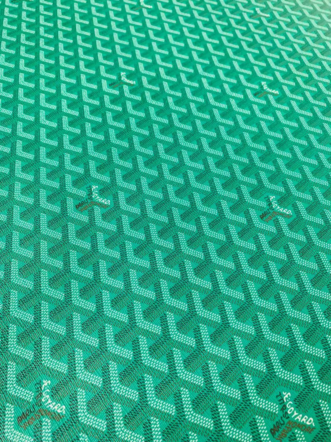 Classic Leather Fabric , Handmade Shoes Leather, Hand-made Bags Fabric,Handicraft Leather Fabric By Yard (Cyan)