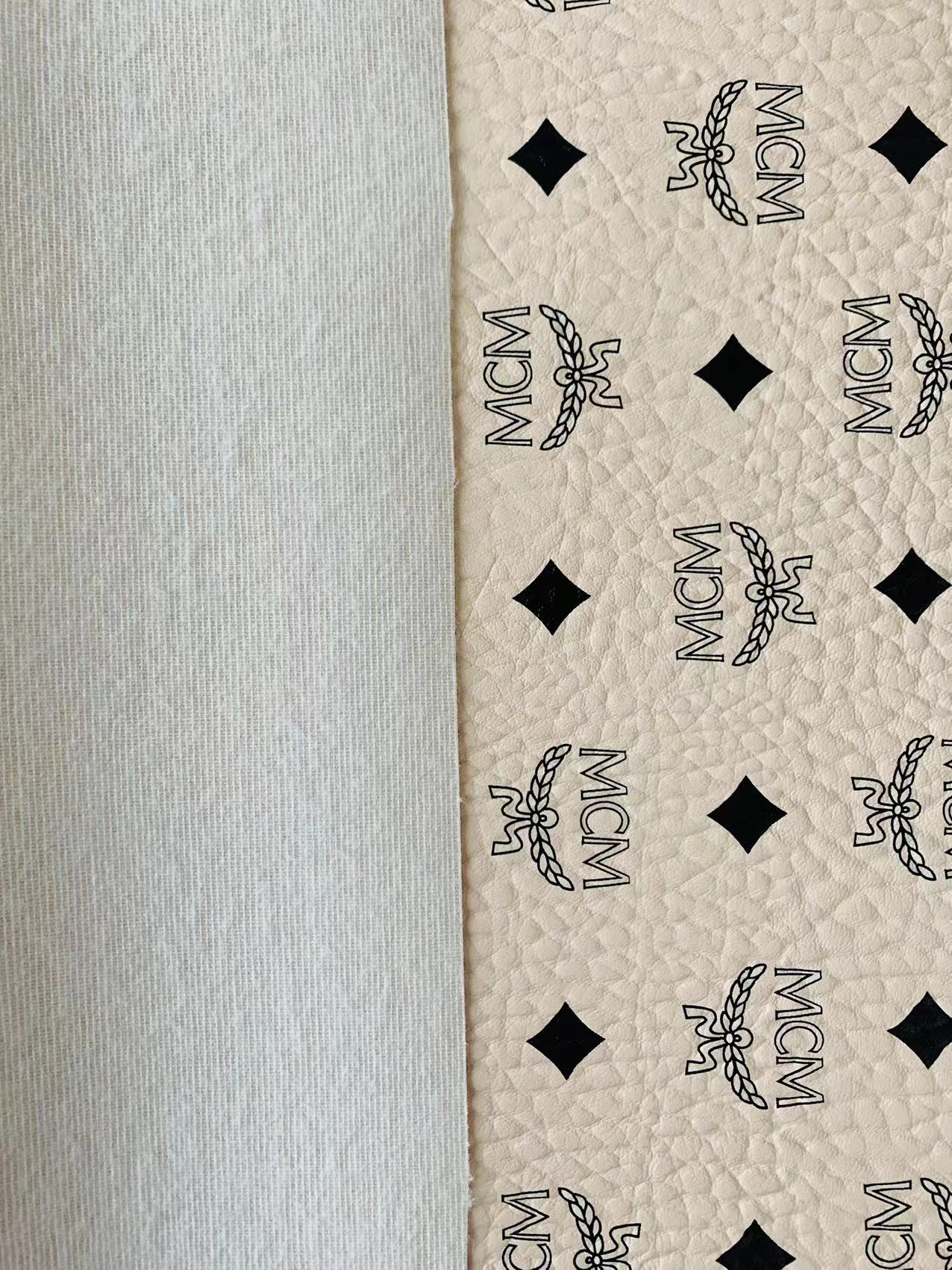 Classic Off-White Color Leather Case Fabric,Handmade Bag Fabric,Hand-made Shoes Fabric By Yards