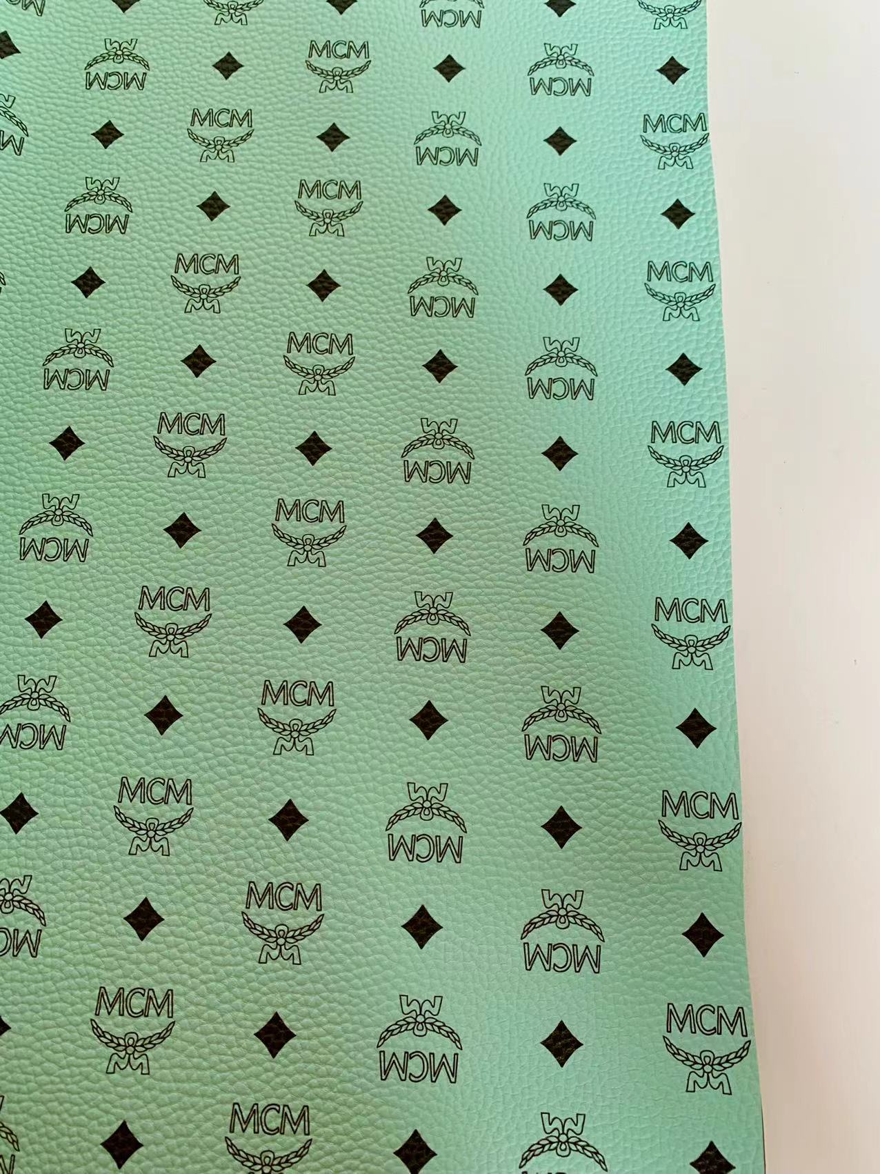 Classic Leather Case Fabric,Handmade Bag Fabric,Hand-made Shoes Fabric (Green)