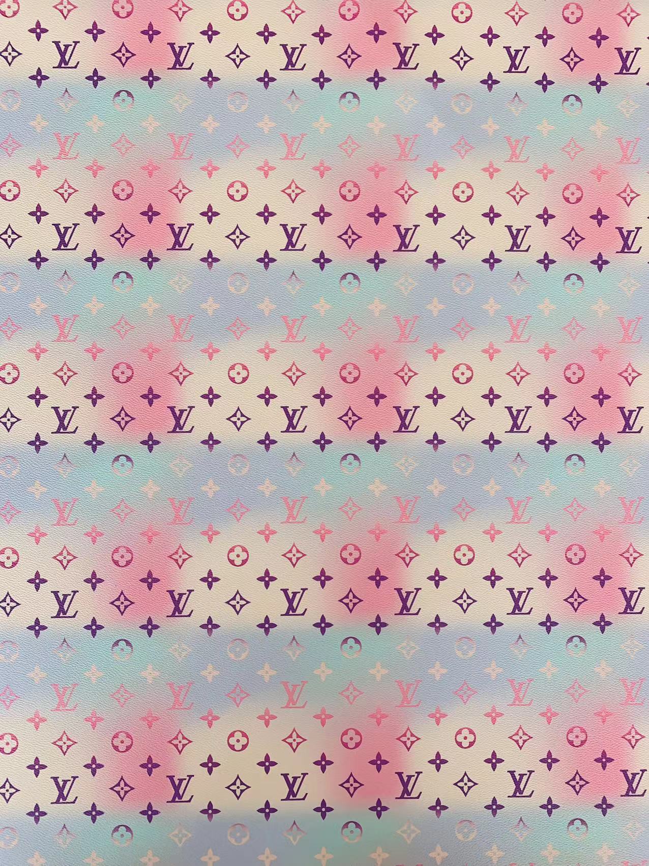 Fashion LV Small 1 inch stripe vinyl leather for handmade goods By Yards