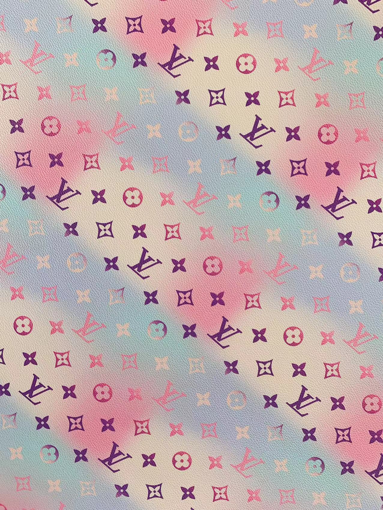 Fashion LV Small 1 inch stripe vinyl leather for handmade goods By Yards