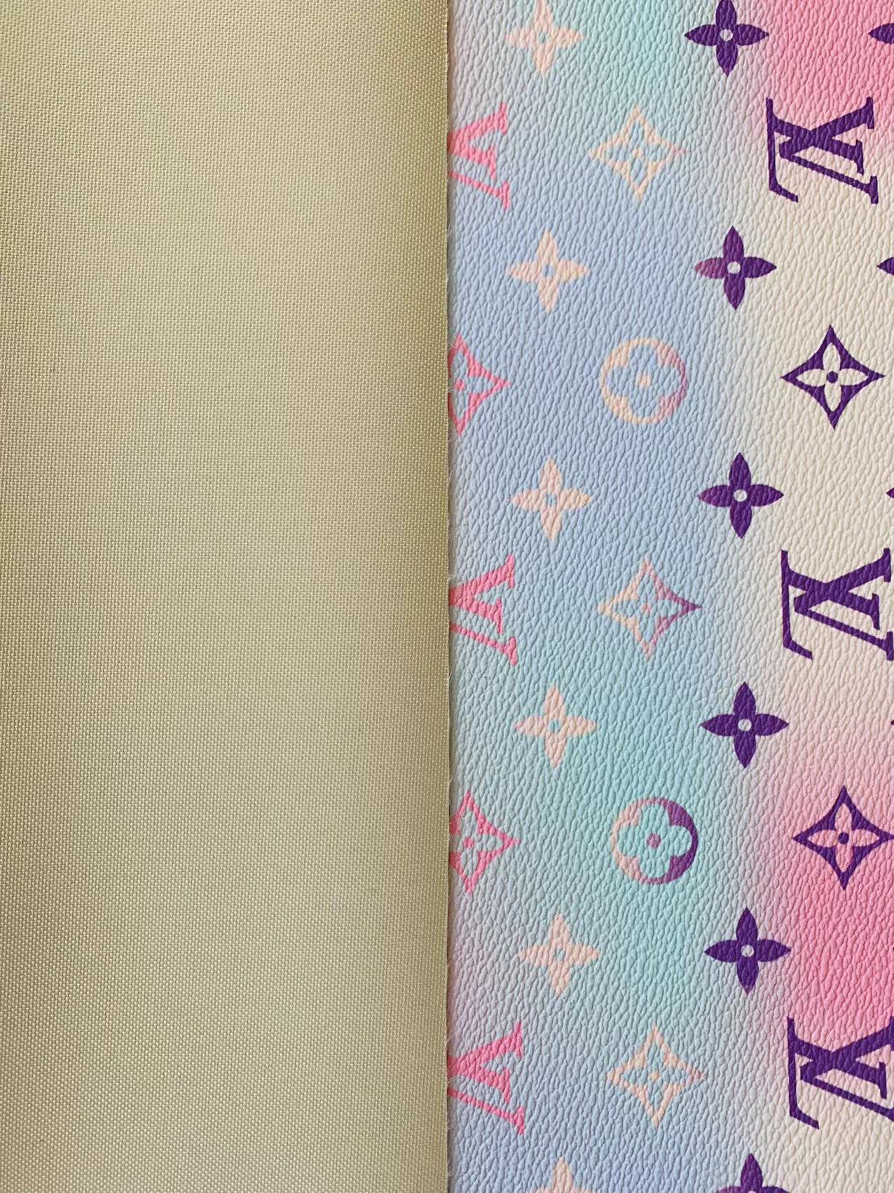 Fashion LV Small 1 inch stripe vinyl leather for handmade goods By Yards