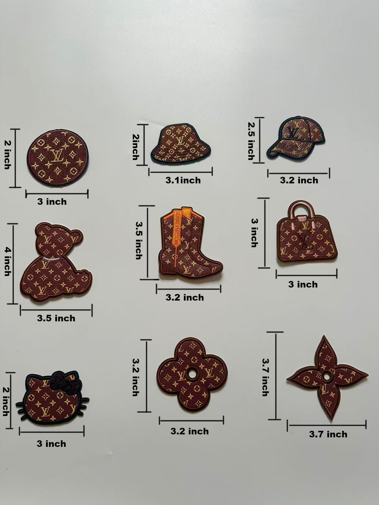 Craft Embroidery LV Jacquard Patches For Customized Clothing