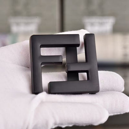 Craft 4CM Fendi Alloy Belt Head ,Belt Buckle For Handmade Leather Belt
