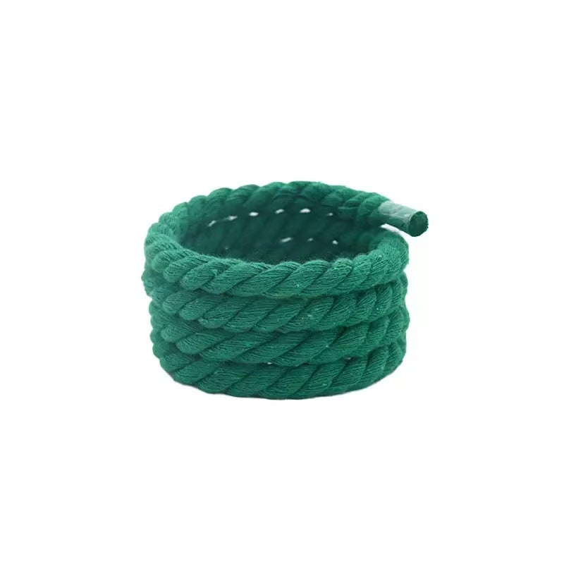 Natural Soft 9mm Thick Hemp Rope Shoelace For Handmade Shoes ,DIY Handicraft Sneakers By Pairs