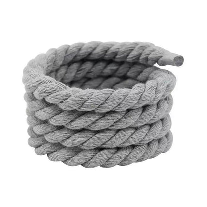 Natural Soft 9mm Thick Hemp Rope Shoelace For Handmade Shoes ,DIY Handicraft Sneakers By Pairs