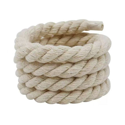 Natural Soft 9mm Thick Hemp Rope Shoelace For Handmade Shoes ,DIY Handicraft Sneakers By Pairs