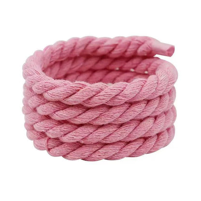 Natural Soft 9mm Thick Hemp Rope Shoelace For Handmade Shoes ,DIY Handicraft Sneakers By Pairs