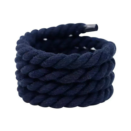 Natural Soft 9mm Thick Hemp Rope Shoelace For Handmade Shoes ,DIY Handicraft Sneakers By Pairs