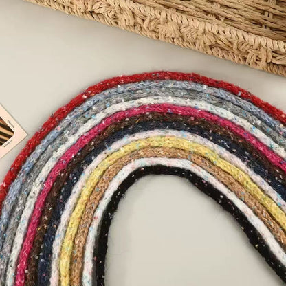 Craft 8MM Wool with Polyester Blended Yarn For Handmade DIY Clothing Goods By Yard