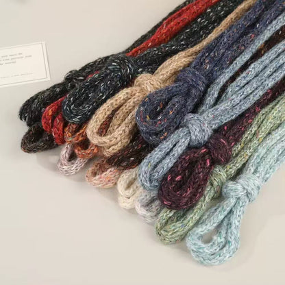 Craft 8MM Wool with Polyester Blended Yarn For DIY Sewing Goods By Yard