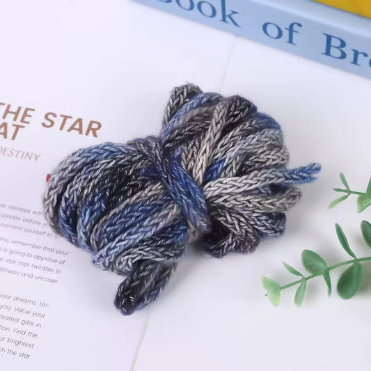 Craft 8MM Colorful Blended Yarn For Handmade DIY Sewing ,Shoelace Goods By Yard