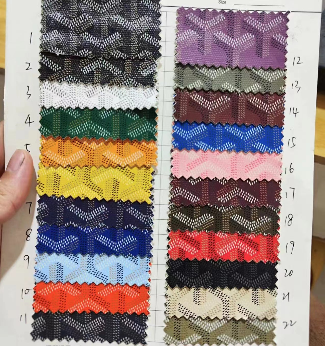 Original Goyard Best Quality Leather For Handmade Bag ,Furniture Handicraft By Yard(Yellow)
