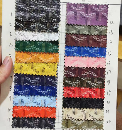 Original Goyard Best Quality Leather For Handmade Bag ,Furniture Handicraft By Yard(Yellow)