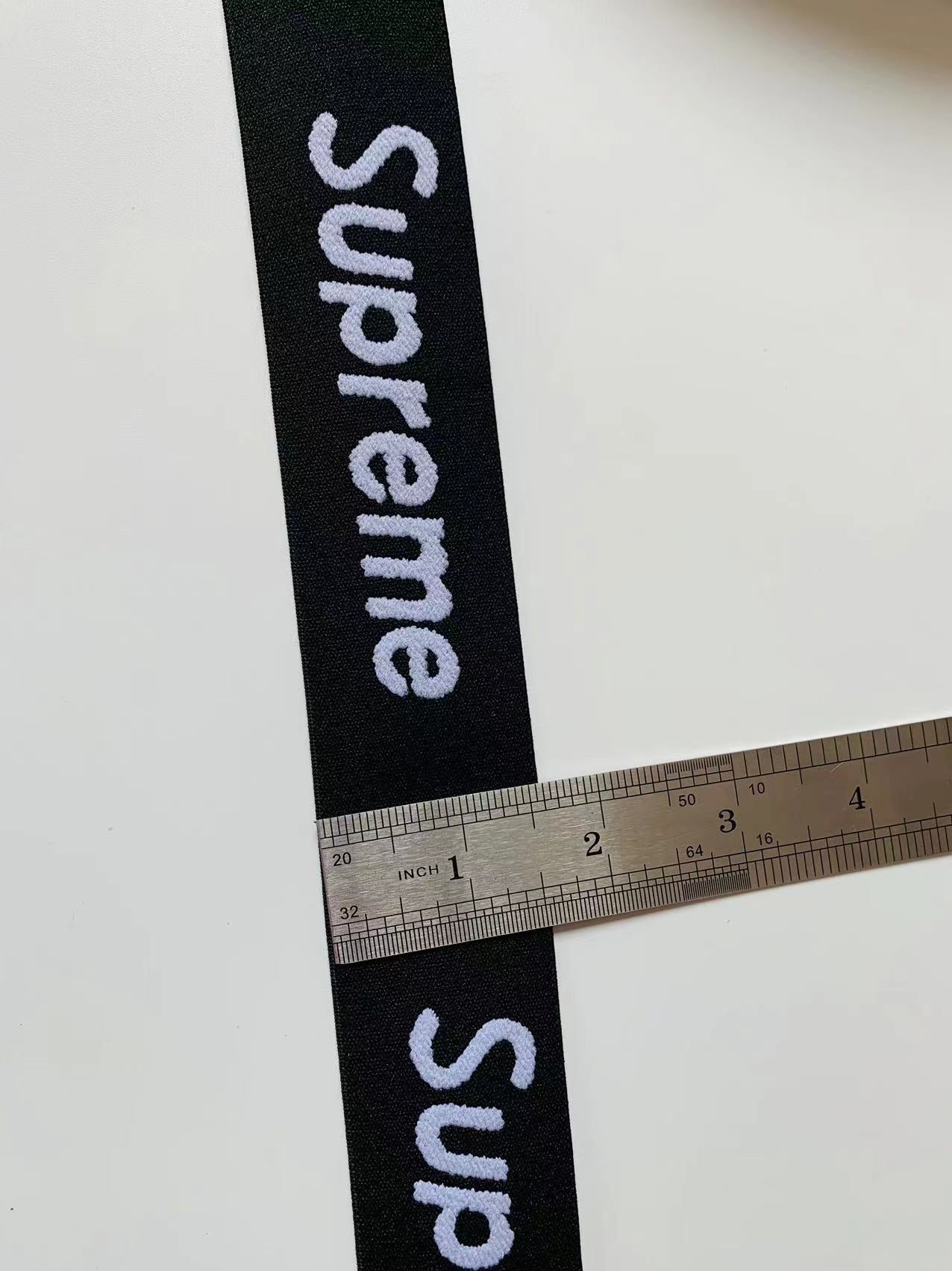 Fashion Supreme Straps ,Elastic Jacquard Ribbon For Handicraft Goods (Black)