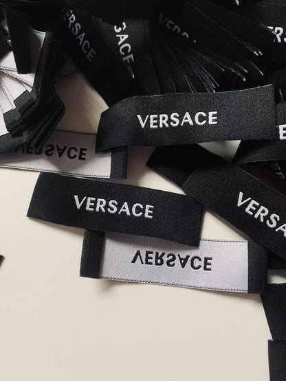 Classic Versace Label For Handmade Sewing Goods