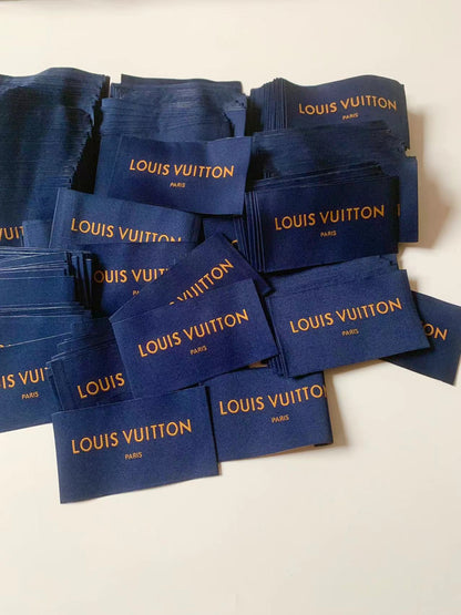 Classic Big Louis Vuitton 9x5 CM Label For Handmade Sewing Goods