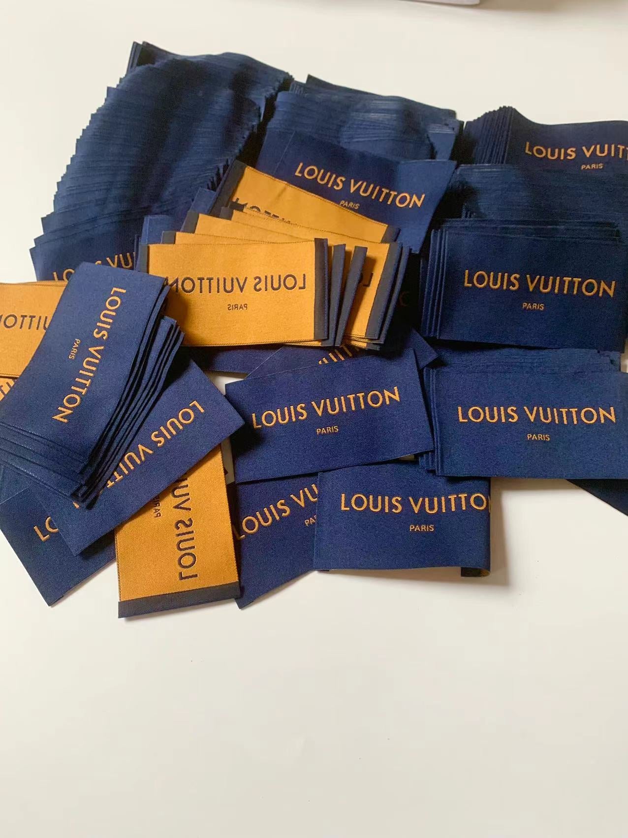 Classic Big Louis Vuitton 9x5 CM Label For Handmade Sewing Goods