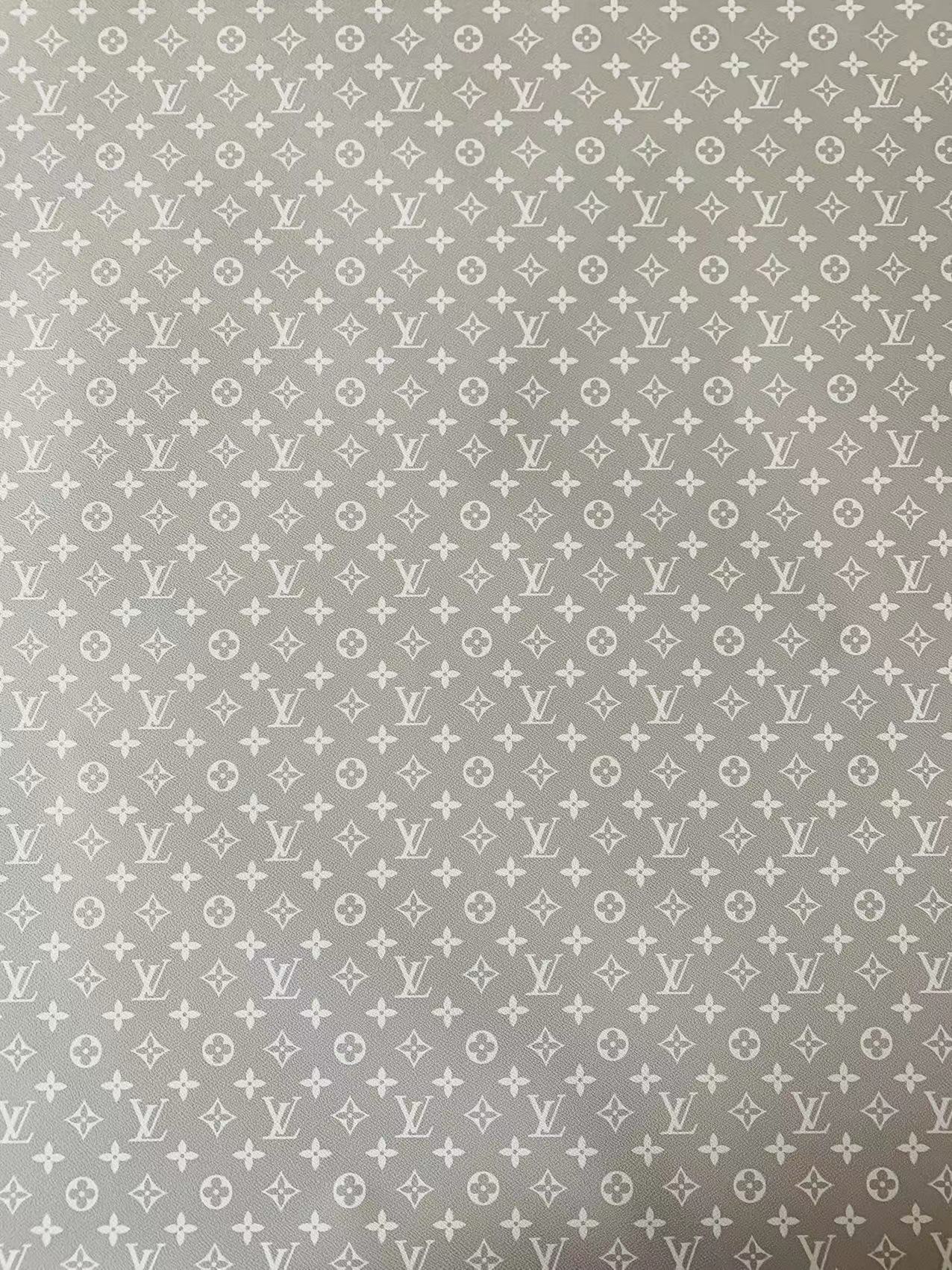 Classic Light Gray Vinyl Crafting Leather Fabric For Handmade Shoes ,Bags and DIY Handicrafts By Yard