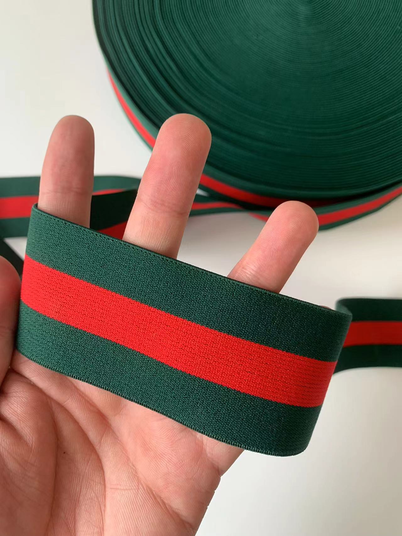 Craft 2 inch Elastic Gucci Straps Knitting Ribbon For Handmde Handicraft Goods