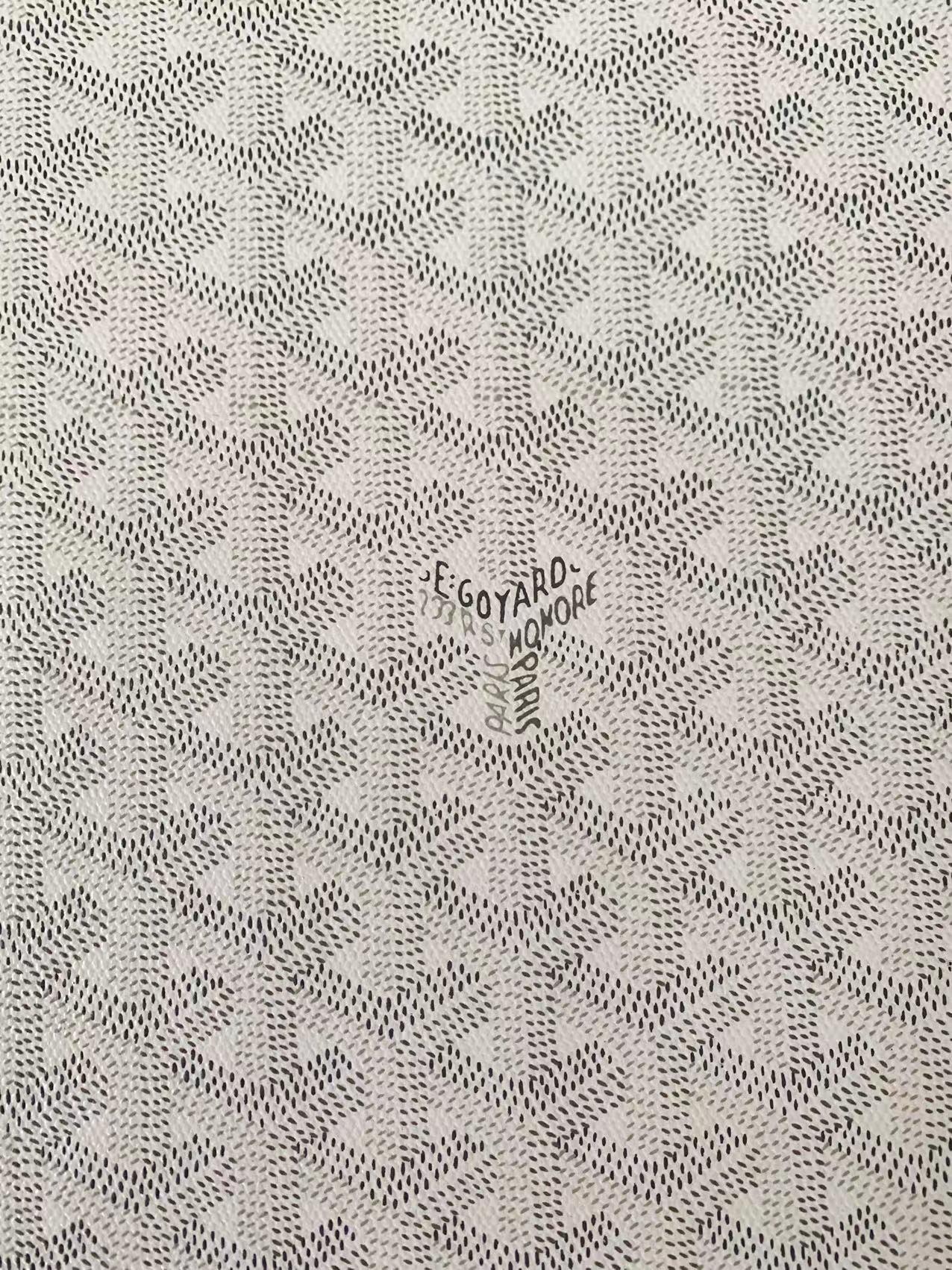 Original White Goyard Best Quality Leather For Handmade Bag ,Furniture Handicraft By Yard