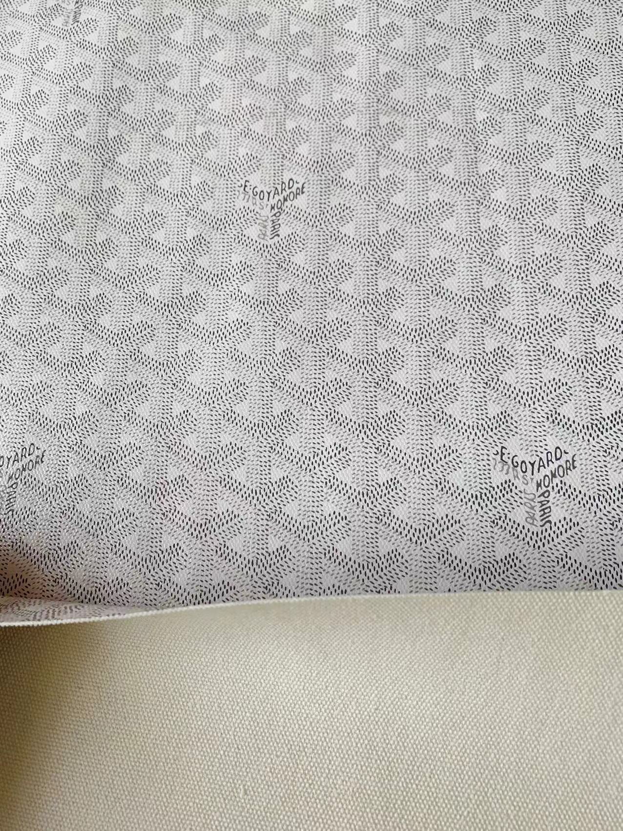 Original White Goyard Best Quality Leather For Handmade Bag ,Furniture Handicraft By Yard