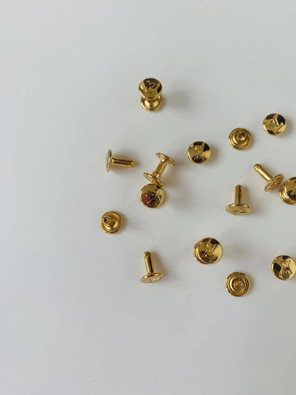 Craft 7x6MM Gold LV Nail For Handmade Handicraft Goods