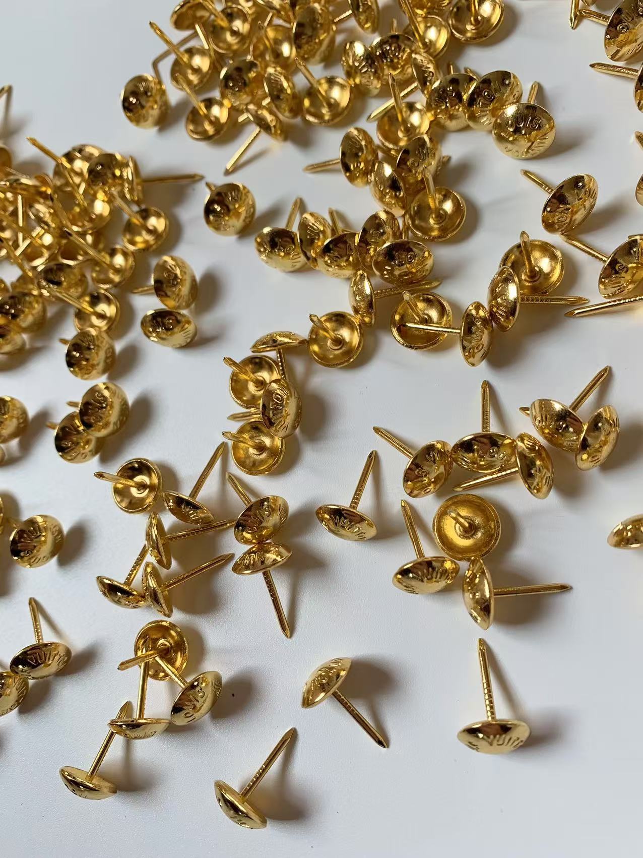 Craft LV Pushpin ,Rivet ,Gold Nails For Handmade Bag ,Box Handicraft Goods