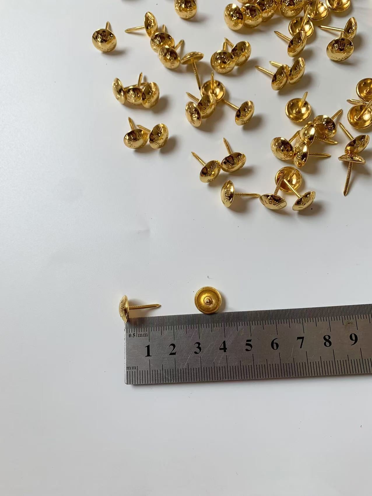 Craft LV Pushpin ,Rivet ,Gold Nails For Handmade Bag ,Box Handicraft Goods