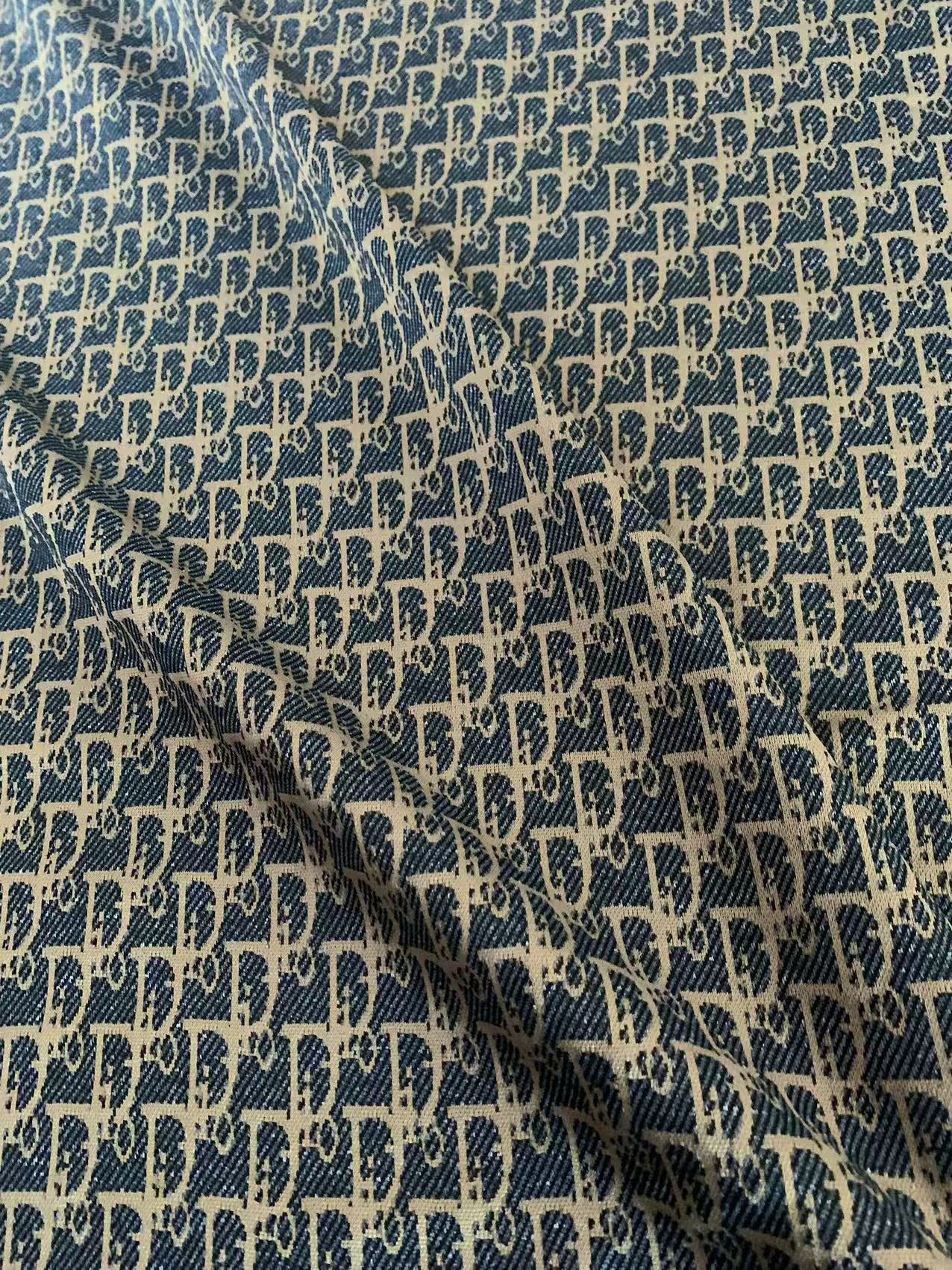 Craft Dior Knitting Jacquard Cloth Fabric For Handmade Apparel ,Clothing ,Sneaker Upholstery Goods By Yard