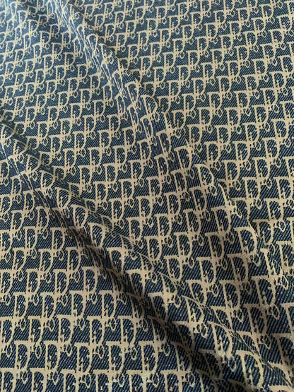 Craft Dior Knitting Jacquard Cloth Fabric For Handmade Apparel ,Clothing ,Sneaker Upholstery Goods By Yard